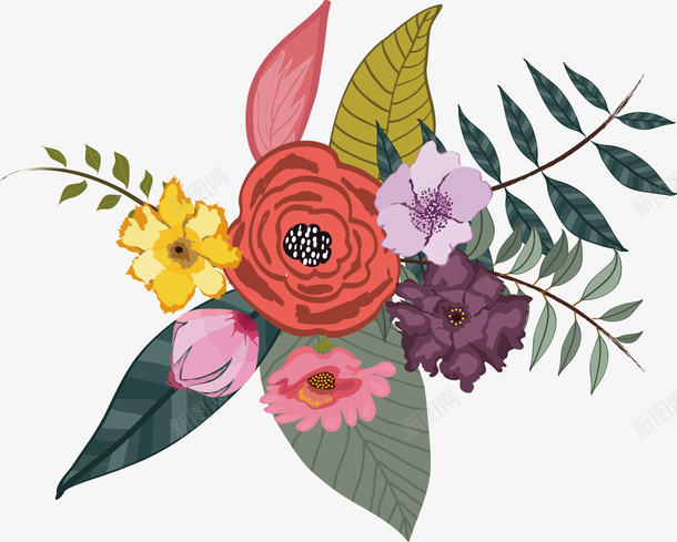 包装玫瑰花矢量图ai免抠素材_新图网 https://ixintu.com 包装 包装玫瑰花 矢量玫瑰花 矢量图