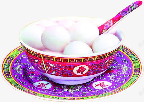 紫色春节汤圆食物png免抠素材_新图网 https://ixintu.com 春节 汤圆 紫色 食物