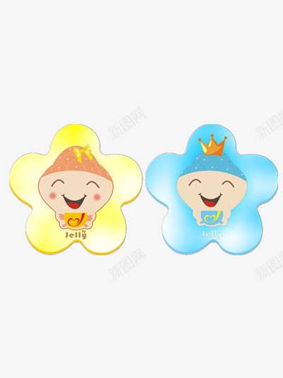 可爱花精灵png免抠素材_新图网 https://ixintu.com 卡通 图片 小花 微笑