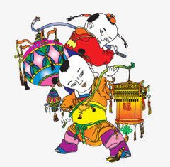 中国福娃招财童子提灯笼png免抠素材_新图网 https://ixintu.com 中国 招财 灯笼 福娃 童子