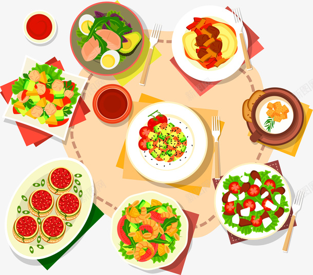 黄色清新餐桌美食装饰图案png免抠素材_新图网 https://ixintu.com 免抠PNG 清新 美食 装饰图案 餐桌 黄色