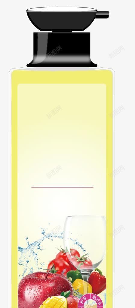 手绘瓶子png免抠素材_新图网 https://ixintu.com 手绘 洗发水 瓶子