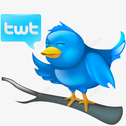 推特推特鸟largetwittericons图标png_新图网 https://ixintu.com Tweet bird twitter 推特 鸟