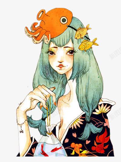 双鱼座png免抠素材_新图网 https://ixintu.com 十二星座 星座 星座女孩 星座装饰