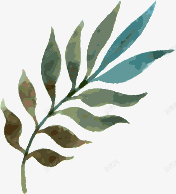手绘树枝png免抠素材_新图网 https://ixintu.com 图标 彩绘 手绘 手绘树枝 插画 树枝 植物