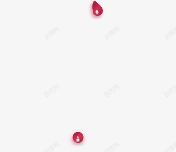 漂浮红色珠子png免抠素材_新图网 https://ixintu.com 漂浮珠子 珠子 红色珠子