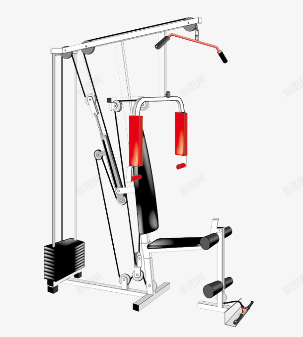 不锈钢健身器材插图png免抠素材_新图网 https://ixintu.com 不锈钢 健身设备 器材 插图