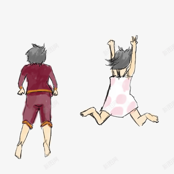 卡通少年psd免抠素材_新图网 https://ixintu.com 卡通 卡通女孩 卡通少年 卡通男孩 可爱 女孩 少年 男孩