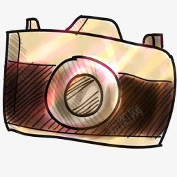 手绘风格可爱照相机图标png_新图网 https://ixintu.com 可爱 手绘 照相机 风格