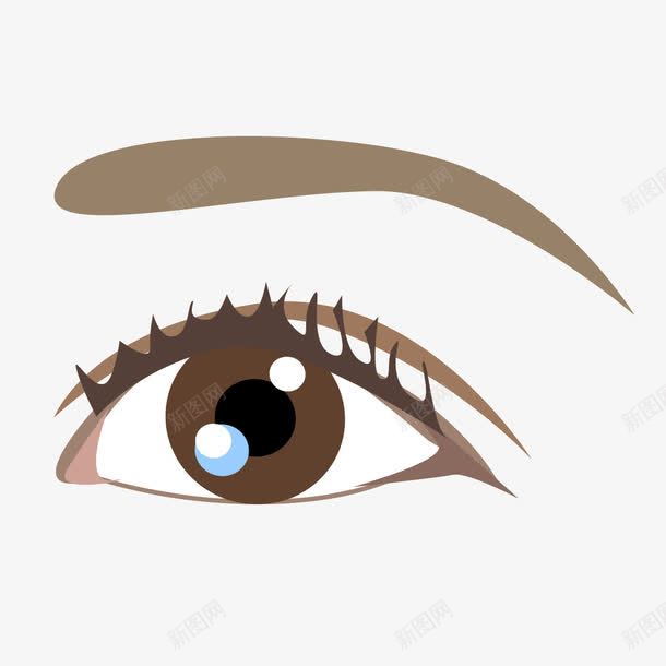 大的眉毛么哦爱的png免抠素材_新图网 https://ixintu.com 一字眉 一线眉 眉毛 眼眉 眼睛 眼睫毛 眼线