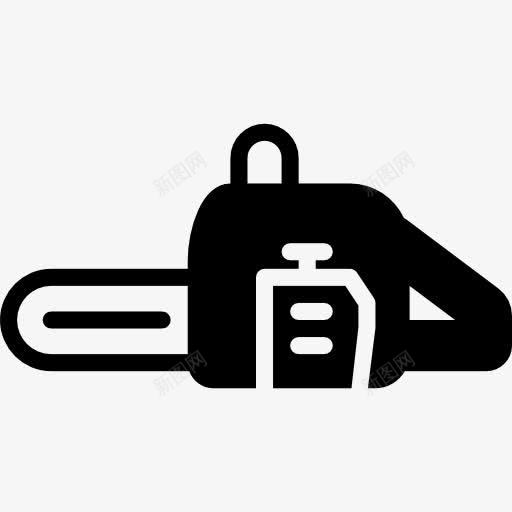 电锯图标png_新图网 https://ixintu.com 切断 器皿 工具 建筑工具 木材 电 电力 电锯 锯