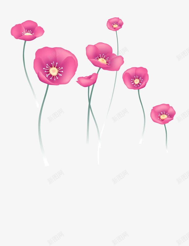 漂亮花丛png免抠素材_新图网 https://ixintu.com 瑁呴 鎵嬬粯 鑺 鑺变笡 鑺辨湹
