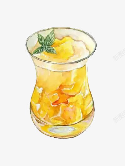 电脑动画冰水png免抠素材_新图网 https://ixintu.com 手绘 水 茶杯 装饰