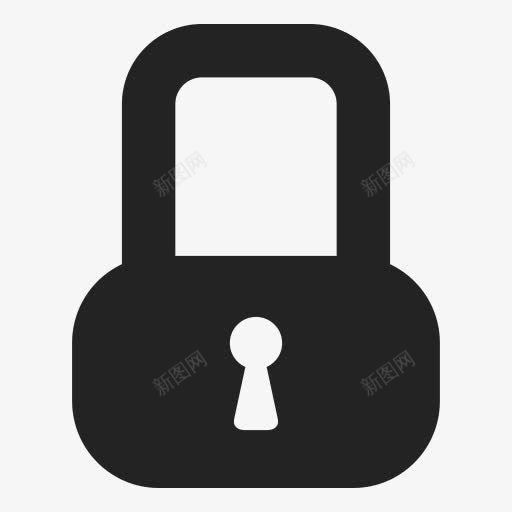锁锁定隐私私人保护安全安全简单图标png_新图网 https://ixintu.com locked privacy private protection safety 保护 私人 锁 锁定 隐私
