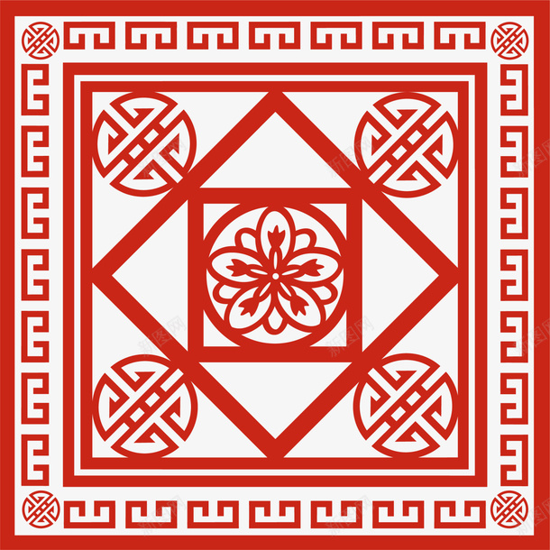 手绘剪花纸png免抠素材_新图网 https://ixintu.com 传统手艺 剪花纸 喜庆 复古 春假用品 窗纸