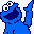 饼干怪兽2图标png_新图网 https://ixintu.com cookie monster 怪物 饼干