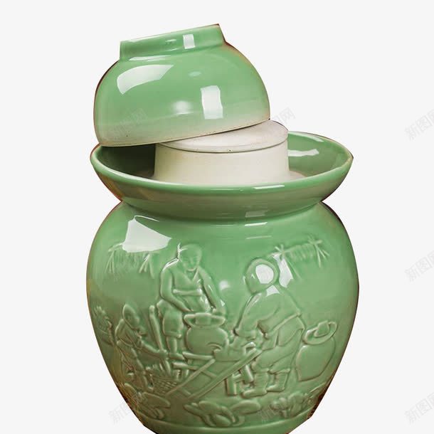 陶瓷泡菜坛png免抠素材_新图网 https://ixintu.com 储物罐 咸菜坛子 密封 泡菜 泡菜坛 泡菜坛子 老坛酸菜 腌菜 陶瓷