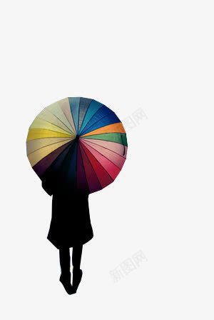 伞下行人png免抠素材_新图网 https://ixintu.com 下雨 伞 卡通 彩色 行人
