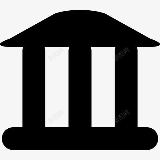 古庙图标png_新图网 https://ixintu.com Web 不朽 历史 寺庙 希腊柱 老