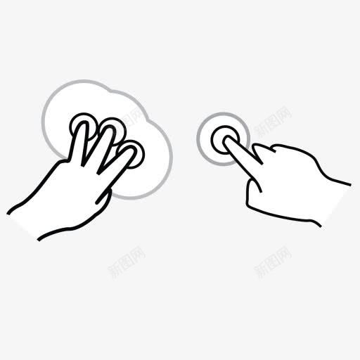 锚双水龙头gestureworks图标png_新图网 https://ixintu.com anchor double tap 双 水龙头 锚