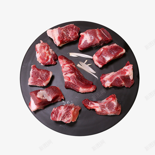 一碟鲜美的猪肉png免抠素材_新图网 https://ixintu.com 排骨 排骨炖玉米 炒排骨 玉米 美食 肉食 食材 鲜美