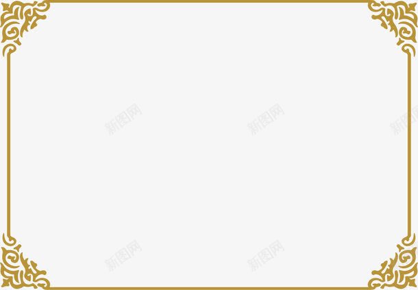传统花边边框png免抠素材_新图网 https://ixintu.com 外框 花框 花边 边框