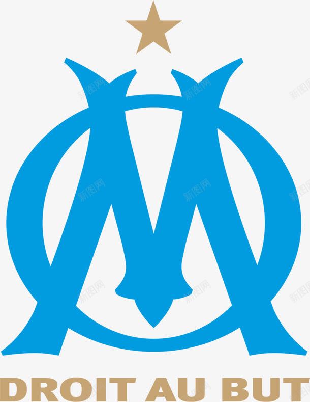 法甲马赛队徽png免抠素材_新图网 https://ixintu.com Marseille Olympique de 法甲标志 法甲球队队徽 法甲马赛队徽 矢量标志