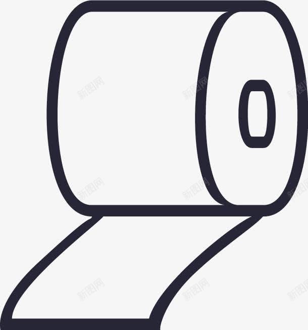 卷纸模式png免抠素材_新图网 https://ixintu.com 卷纸模式