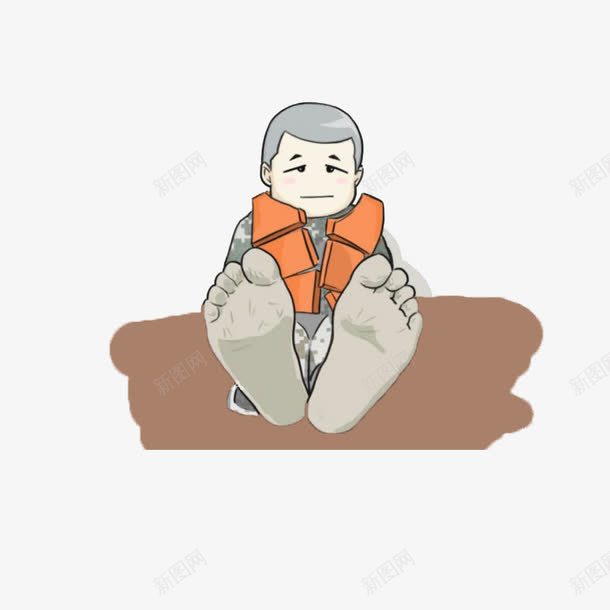 休息的消防士兵png免抠素材_新图网 https://ixintu.com 休息 抗洪 抗洪员 洪水 消防士兵
