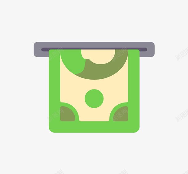 自动取款机png免抠素材_新图网 https://ixintu.com 取款机 自动取款机 自提 输出 钞票