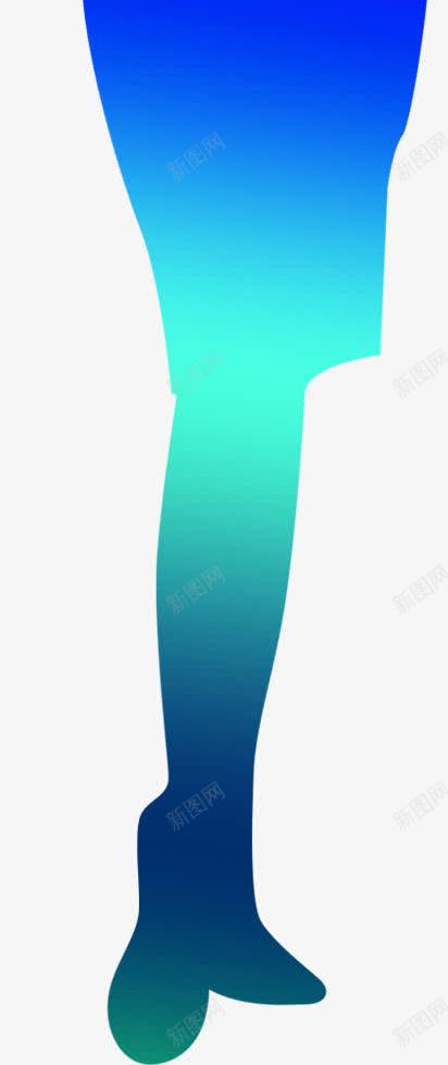 蓝色礼帽人物剪影海报png免抠素材_新图网 https://ixintu.com 人物 剪影 海报 礼帽 蓝色