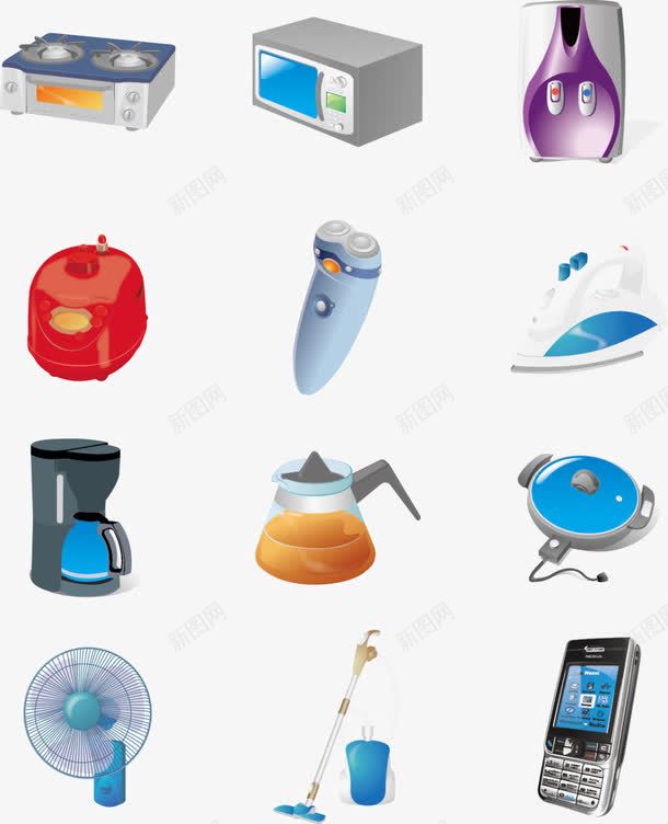有质感的家用电器png免抠素材_新图网 https://ixintu.com 品质 家用 生活 电器 质感