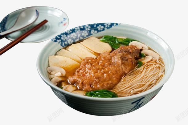 美味面食大排面png免抠素材_新图网 https://ixintu.com 大排面 汤面 红烧大排面 肉汤面 豆腐面 面 面条
