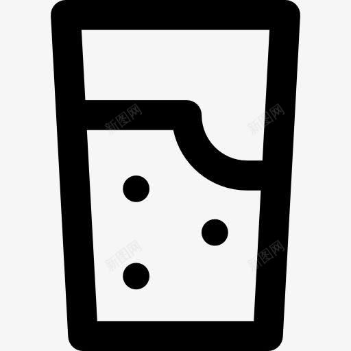杯水图标png_新图网 https://ixintu.com 健康食品 水 液 玻璃 玻璃水 食品 食物和餐厅 饮料