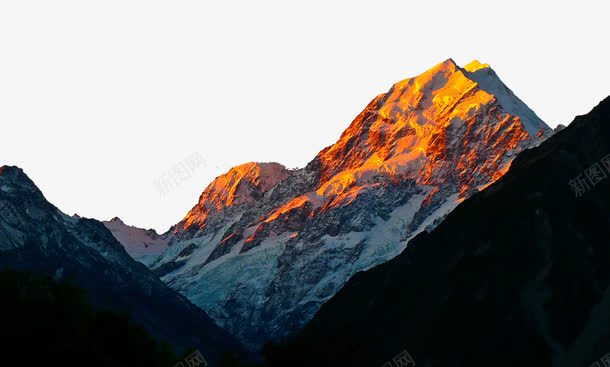 新西兰库克山风景区png免抠素材_新图网 https://ixintu.com 新西兰库克山 新西兰库克山风景区 旅游景区 著名景点