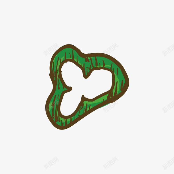 绿色的青椒片矢量图ai免抠素材_新图网 https://ixintu.com 矢量青椒片 绿色 调料 青椒片 食物 矢量图