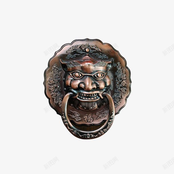 中国风门环png免抠素材_新图网 https://ixintu.com 中国风 民间 门 门环