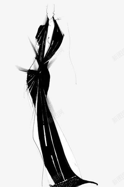 手绘女装插画稿png免抠素材_新图网 https://ixintu.com 手绘女装 手绘时尚女装