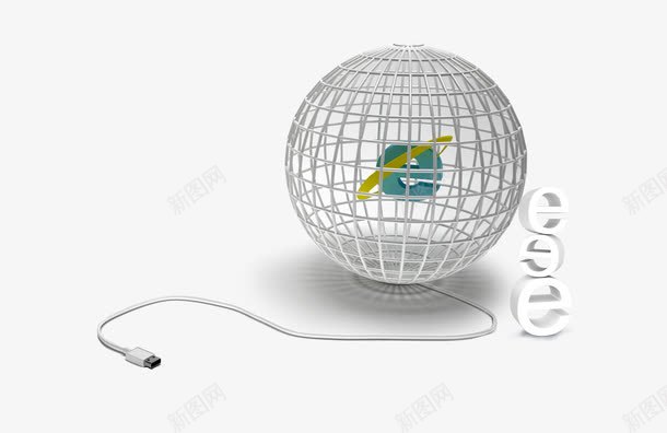 全球网络png免抠素材_新图网 https://ixintu.com 数据线 科技 网络 联系