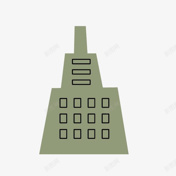 手绘建筑png免抠素材_新图网 https://ixintu.com 卡通建筑图片 卡通施工图片 建筑图片 建筑矢量图
