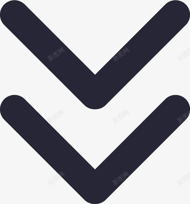 新消息向下箭头图标png_新图网 https://ixintu.com 新消息向下箭头