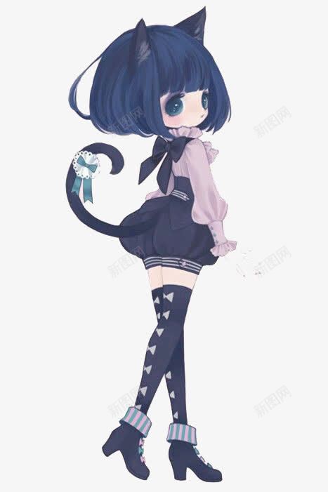 卡通女仆png免抠素材_新图网 https://ixintu.com 儿童插画 卡通 卡通人物 卡通动物 可爱 女仆 插画 故事插画
