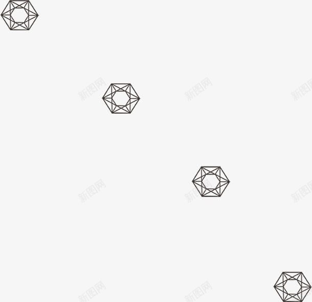 六边形创意图案png免抠素材_新图网 https://ixintu.com 六边形 创意 图案