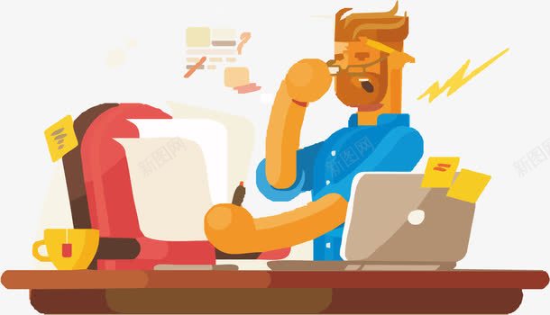 办公的商务男士png免抠素材_新图网 https://ixintu.com 办公png 商务 男士 矢量素材