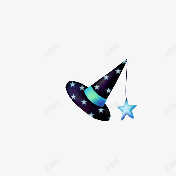 卡通魔术帽png免抠素材_新图网 https://ixintu.com 卡通 魔术帽