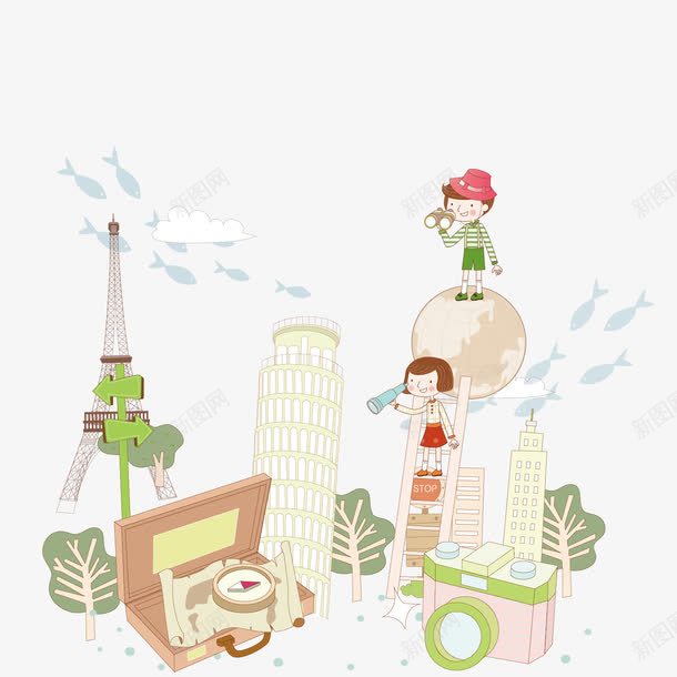 屁孩抬头看世界png免抠素材_新图网 https://ixintu.com 假若你愿意回头看 埃菲尔 埃菲尔铁搭 我一直在守候 无论何时 无论你在哪里 浪漫 爱情 看世界