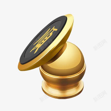 金色手机支架png免抠素材_新图网 https://ixintu.com PNG 产品实物 手机支架 金色