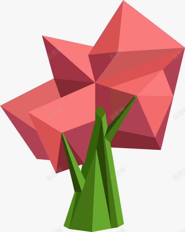卡通几何树木png免抠素材_新图网 https://ixintu.com 几何树 卡通几何树木 卡通树 卡通树插画 彩色 抽象树 时尚 树木
