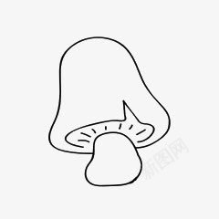 蘑菇蔬菜卡通手绘png免抠素材_新图网 https://ixintu.com 卡通手绘 蔬菜 蘑菇