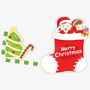 圣诞礼物袜元素png免抠素材_新图网 https://ixintu.com 圣诞 圣诞库 圣诞库图片 圣诞矢量 圣诞矢量图 圣诞素材 圣诞节 扁平 礼物袜 简约